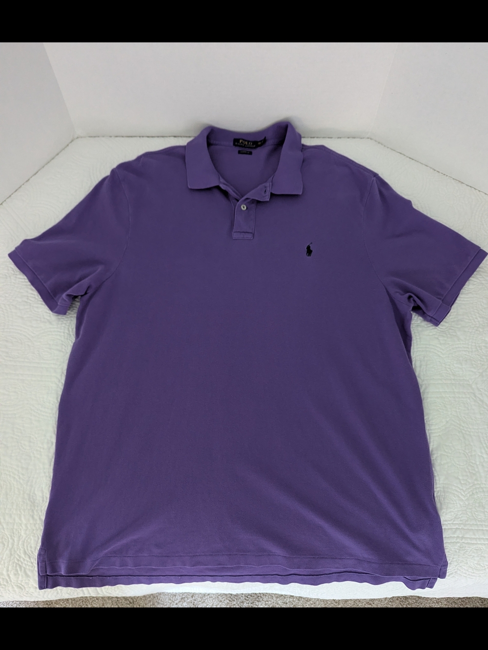 Ralph Lauren Men’s Purple Polo with Signature Pony